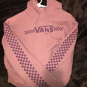 Pink vans hoodie